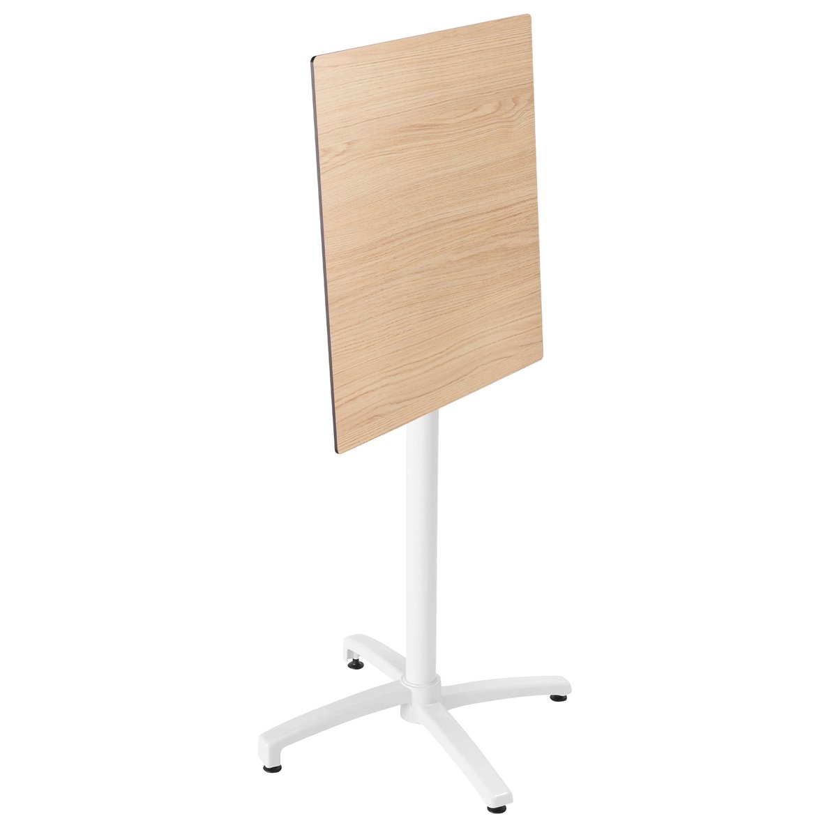 Ensemble table inclinable en hpl avec chaises hautes en métal, OPERA gris anthracite, OVIALA