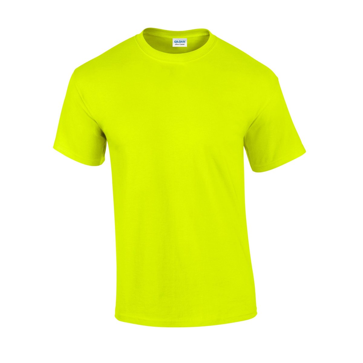 T-shirt vert sécurité, GILDAN