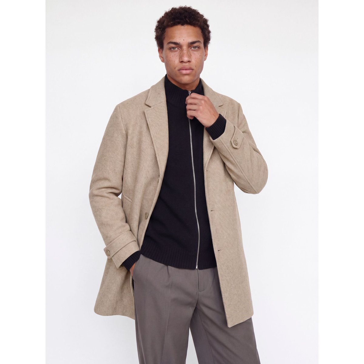 Manteau En Laine greige, JACK & JONES