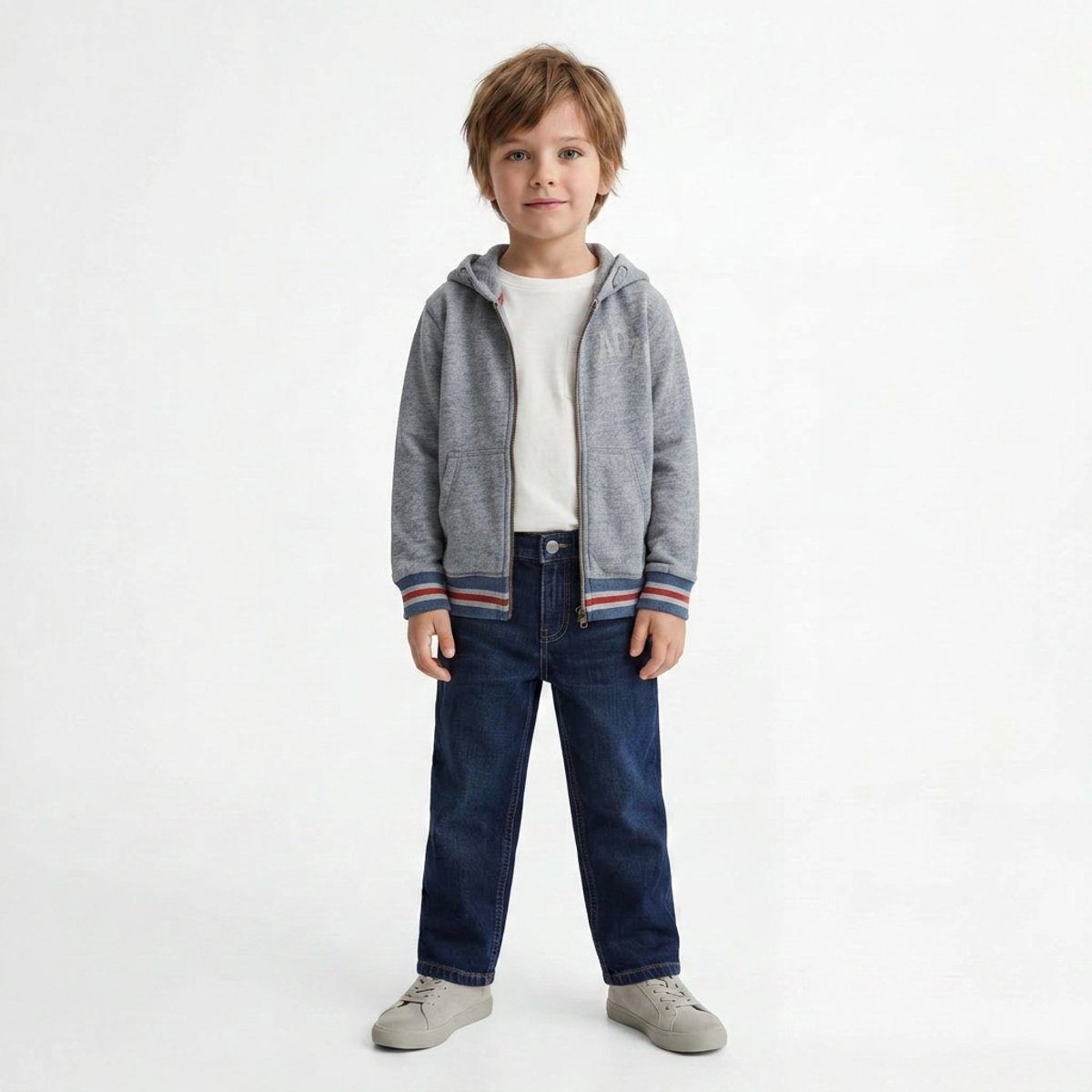 Veste - Très bon état gris, AMERICAN OUTFITTERS
