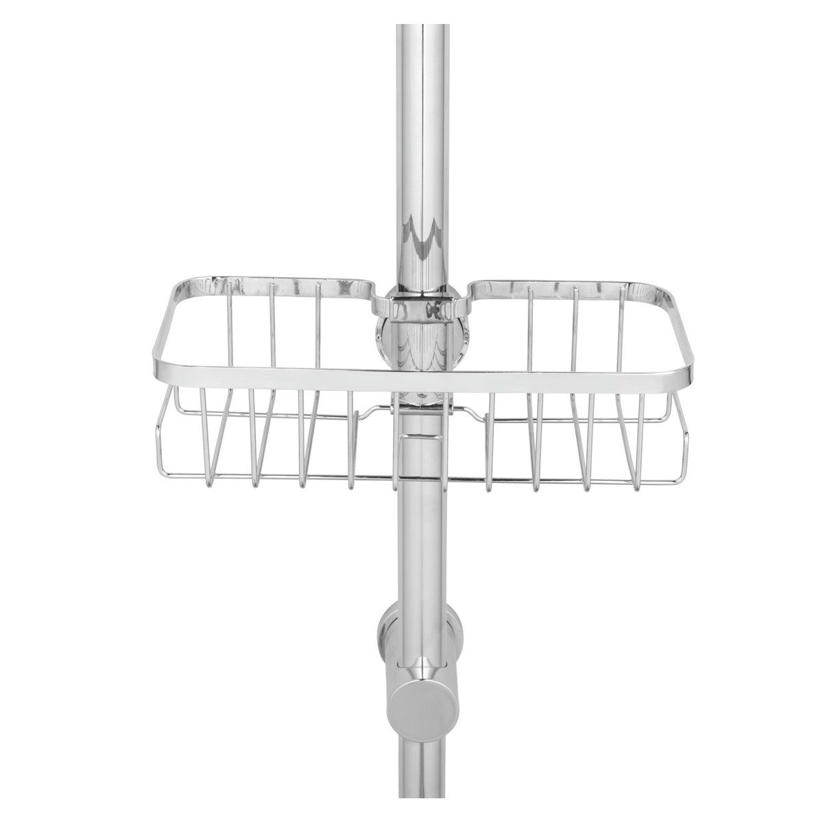 Panier étagère pour barre de douche FLORESTA chromé, WENKO