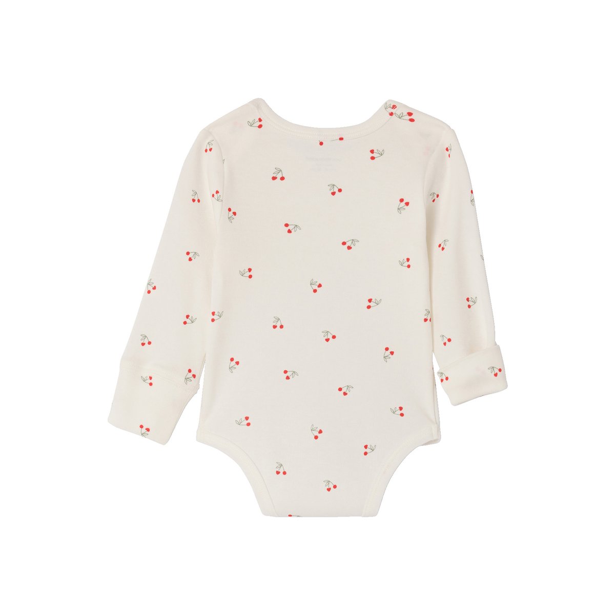 Lot bodies manches longues cerise rouge, VERTBAUDET