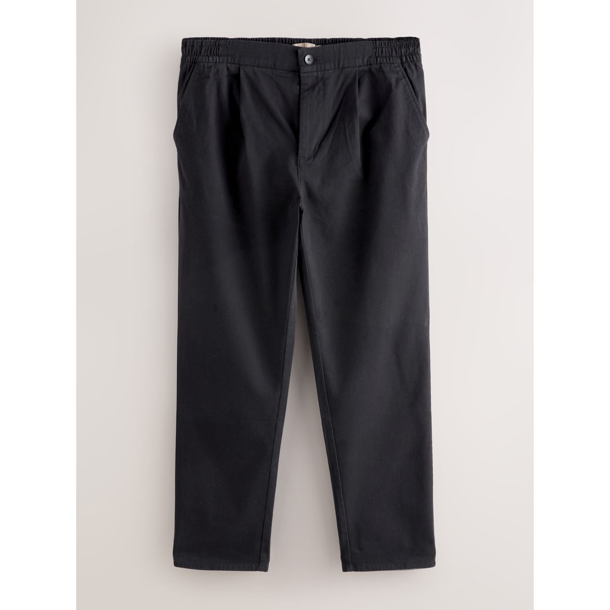 Pantalon chino stretch noir, NEXT