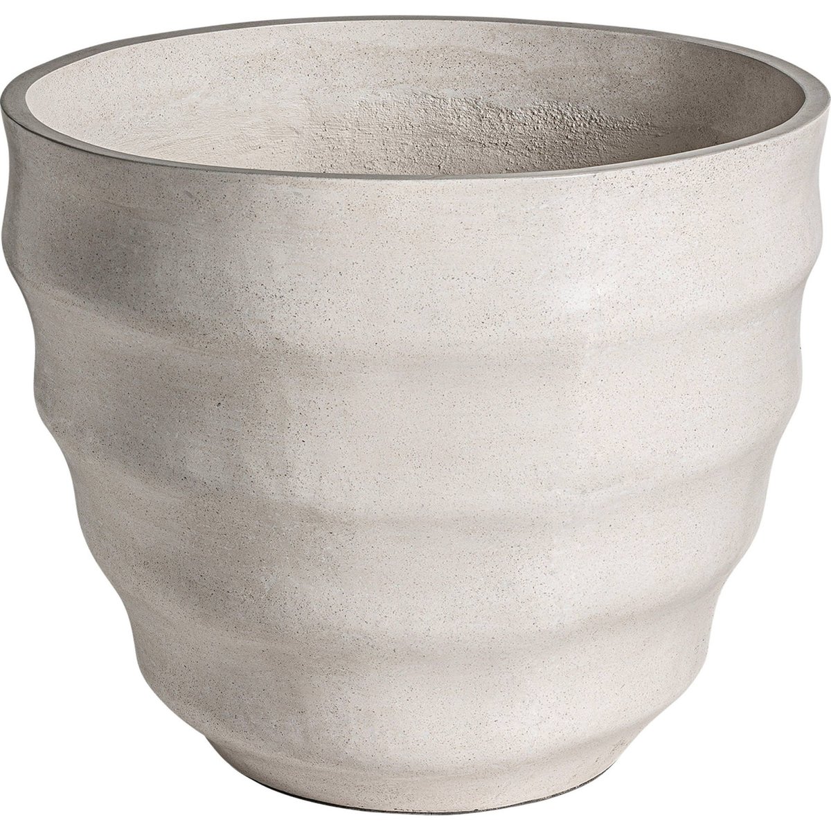 Vase amphore en terrazzo collection S.VASTO blanc moucheté, RECOLLECTION