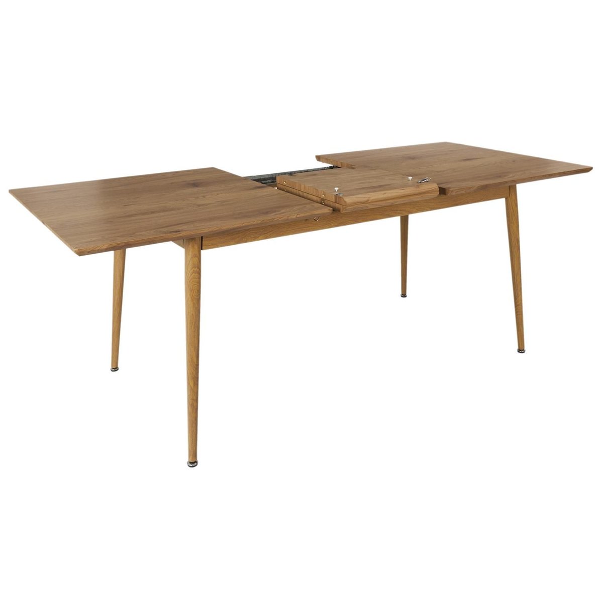 Table extensible en bois 6 à 8 places GASPARD marron, THE HOME DECO FACTORY