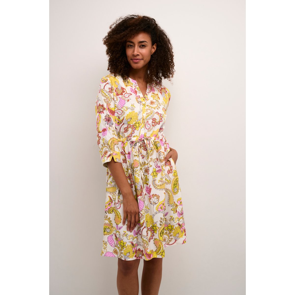 Dress blanc cachemire, CREAM