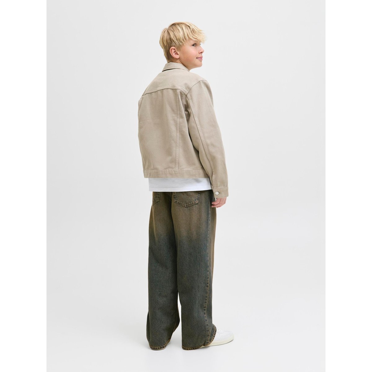 Jean À Coupe Wide blue denim, JACK & JONES JUNIOR
