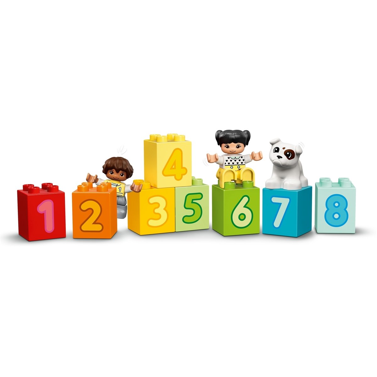 LEGO DUPLO - Train des Chiffres Éducatif - Apprenez à Compter Amusant - 10954 multicolore, LEGO