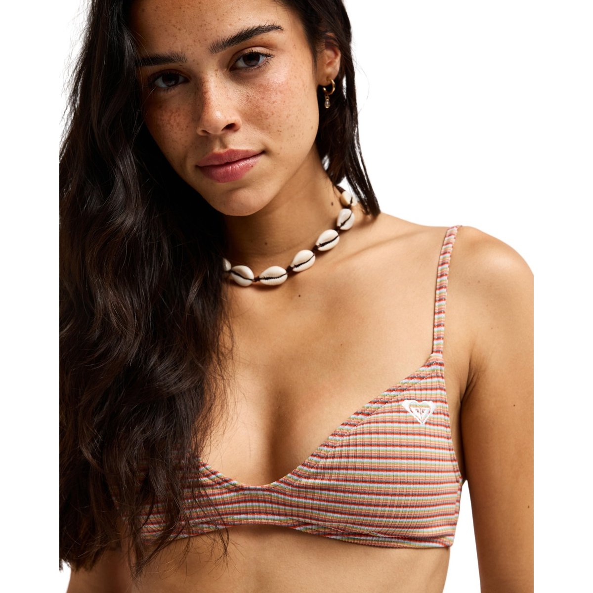 Haut de maillot de bain bikini bralette WILD SUNSET BRALETTE. blanc cloud dancer, ROXY