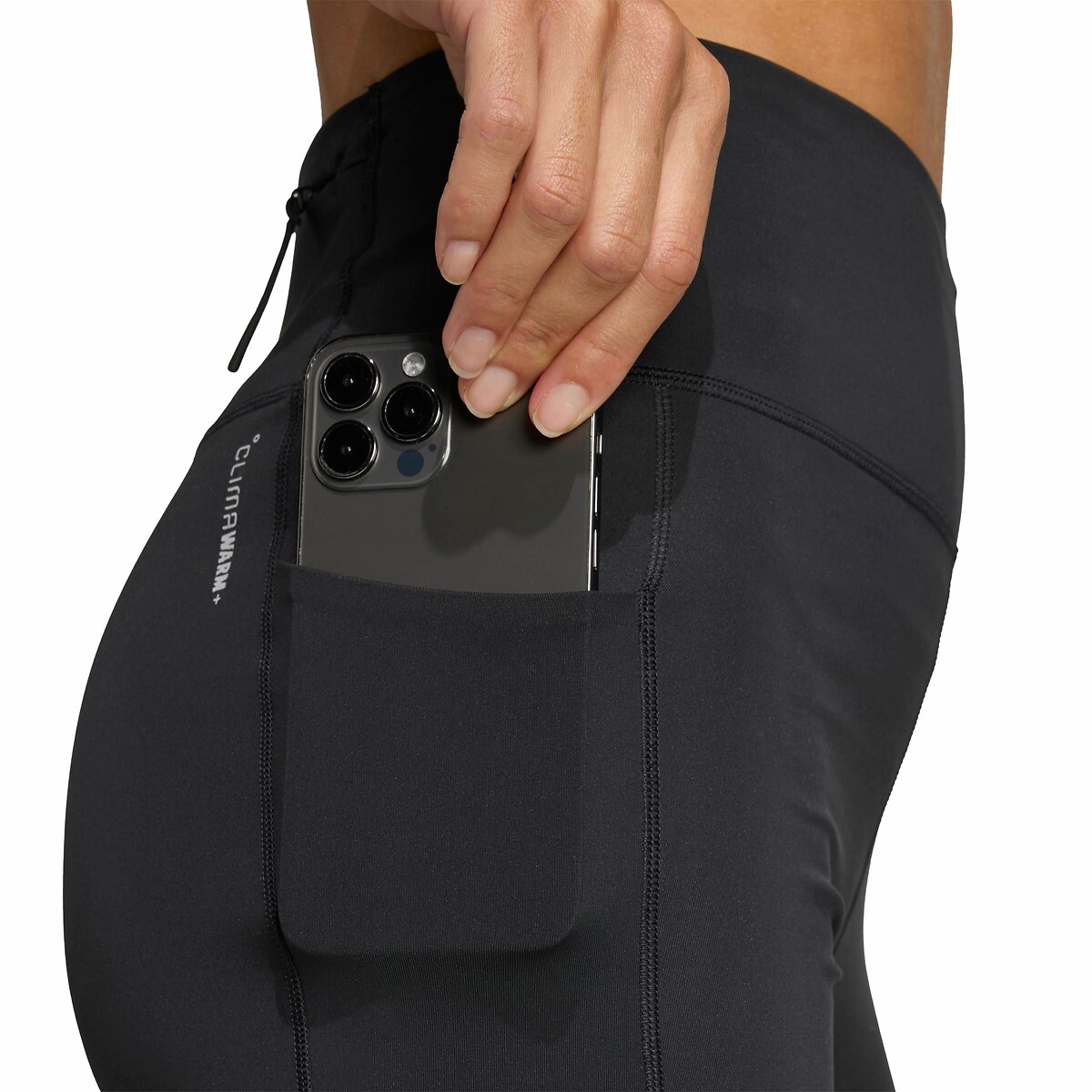 Legging de running noir, adidas Performance