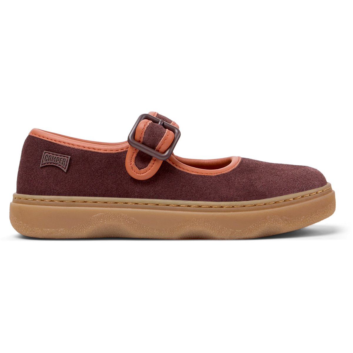 Ballerines Kiddo Suede Leather bourgogne, CAMPER