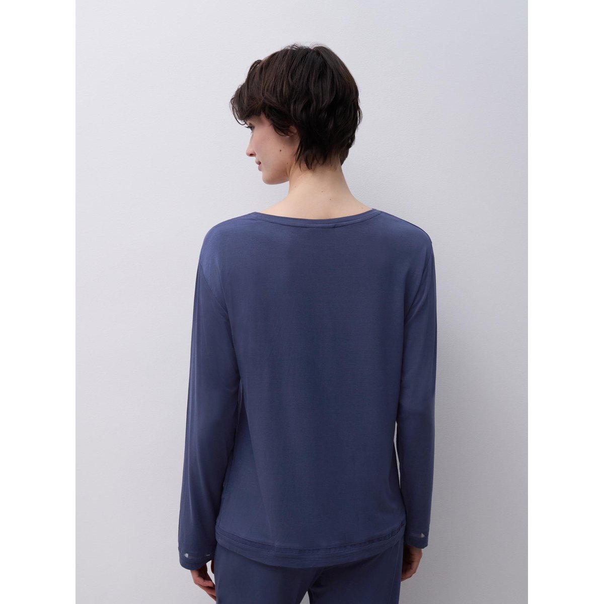 T-shirt manches longues JOE bleu charbon, CHANTELLE