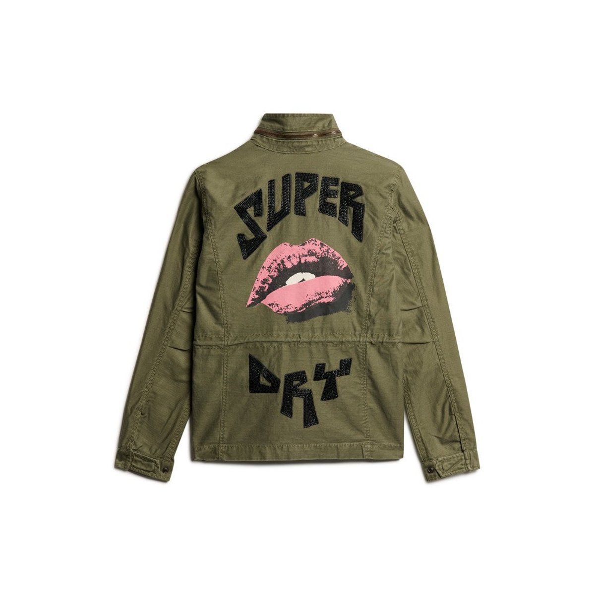 Blouson M65 classique fantaisie kaki délavé, SUPERDRY