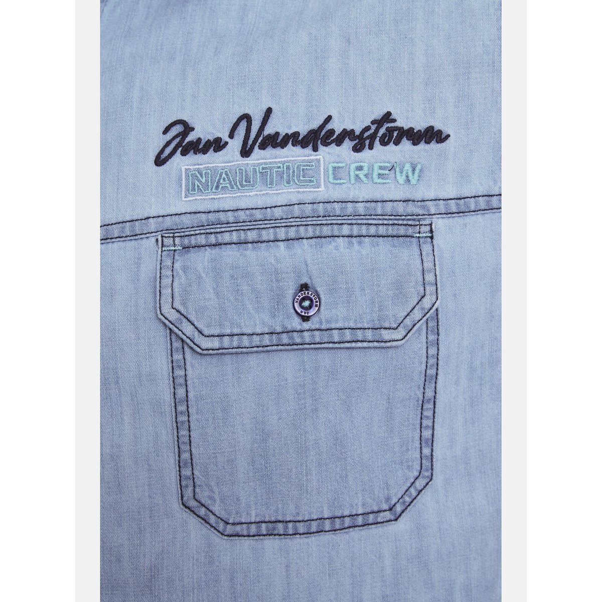 Chemise en jean LORENSIUS bleu clair, JAN VANDERSTORM