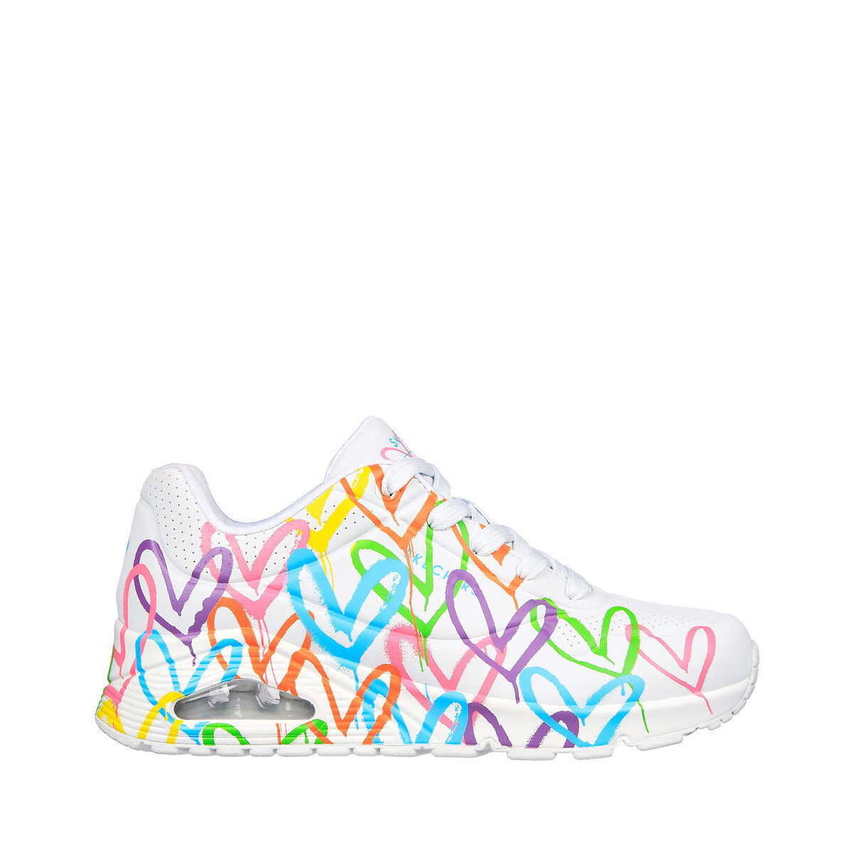 Basket UNO - Highlight Love blanc/multicolore, SKECHERS