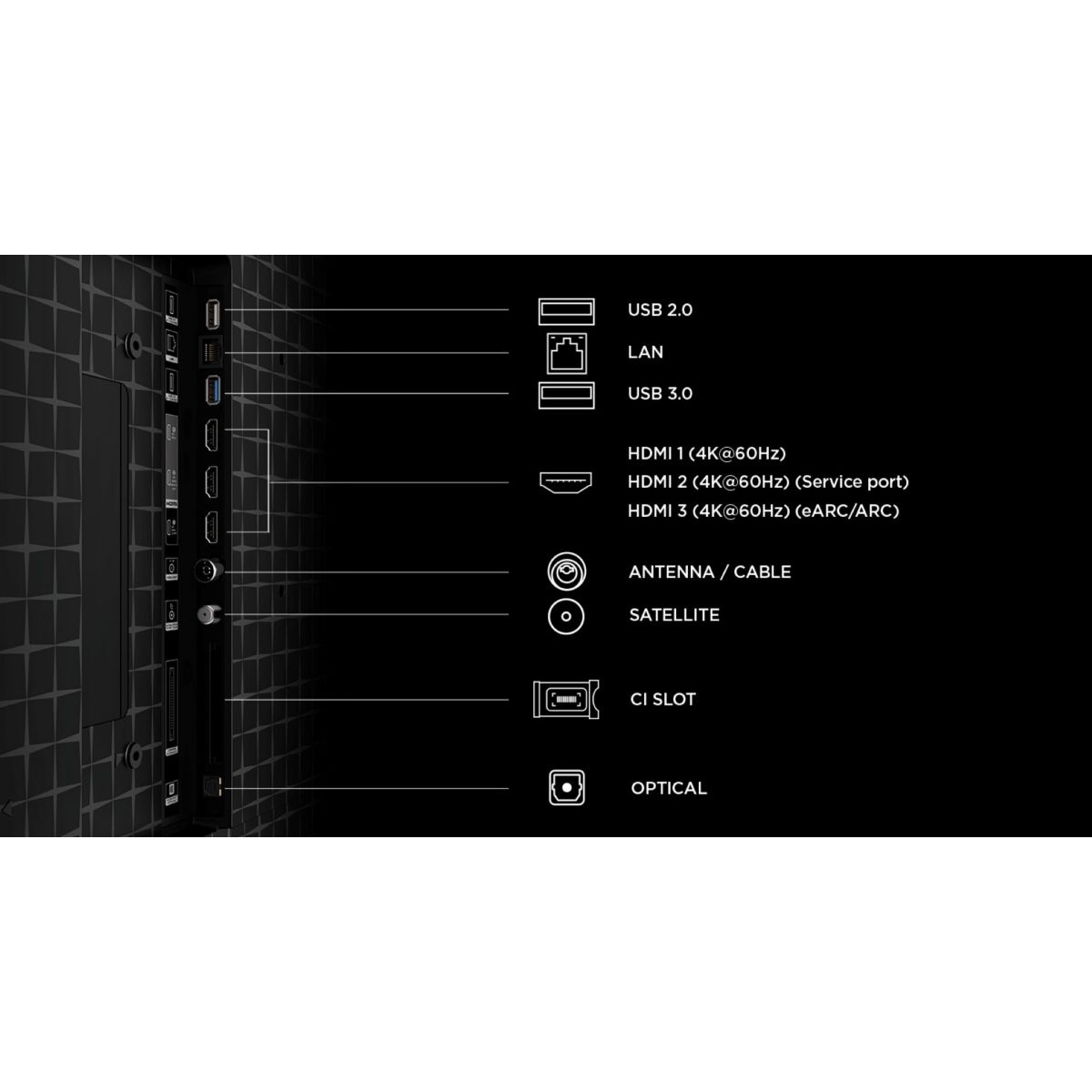 TV LED 43A400 PRO (2026) 43" (109 cm) couleur unique, TCL