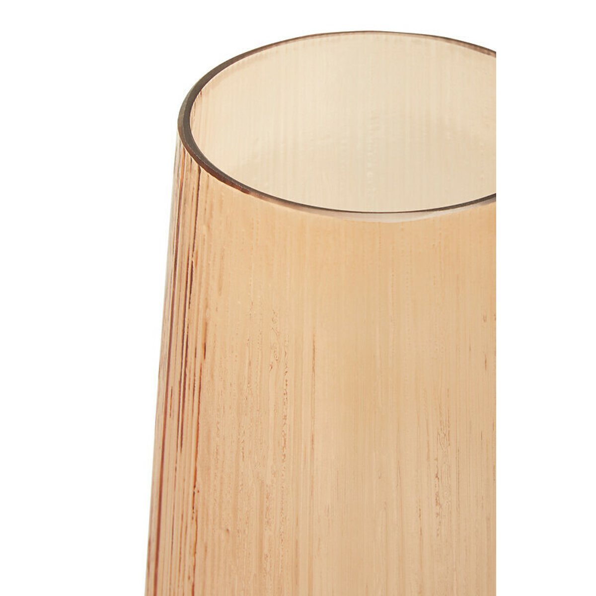 Large Glass Vase in Light Amber orange, ÉDITÉ