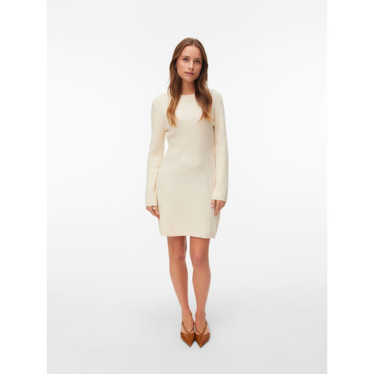 Robe En Maille birch, VERO MODA