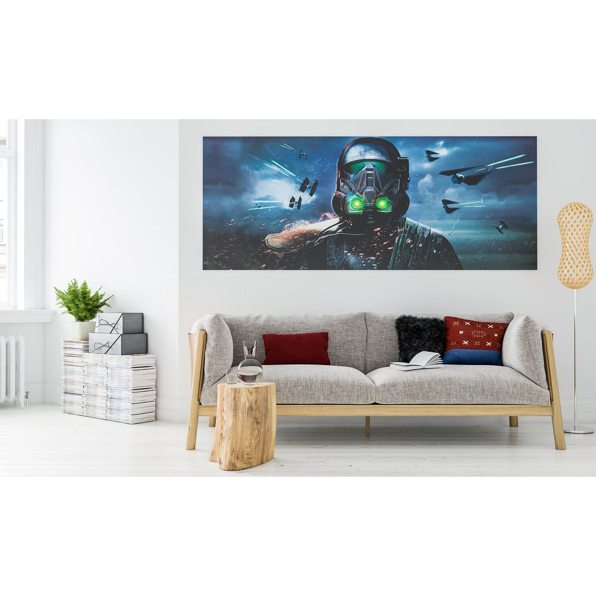 Papier peint Komar - Star Wars Deathtrooper -250 x 100 cm bleu, HEXOA