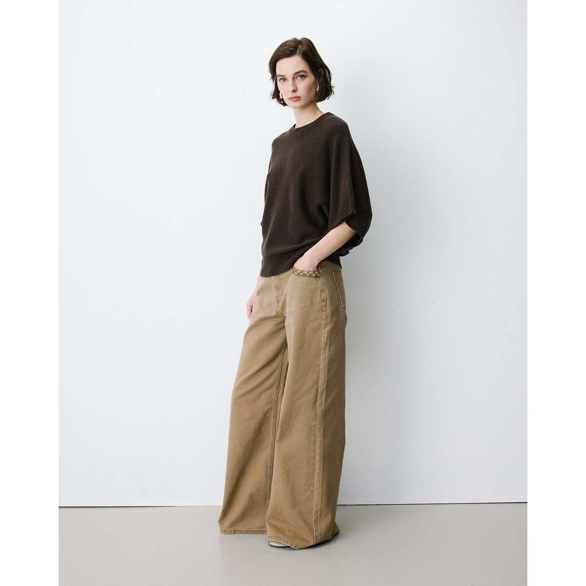 Pull in maglia, ALMUS cioccolato, GRACE & MILA