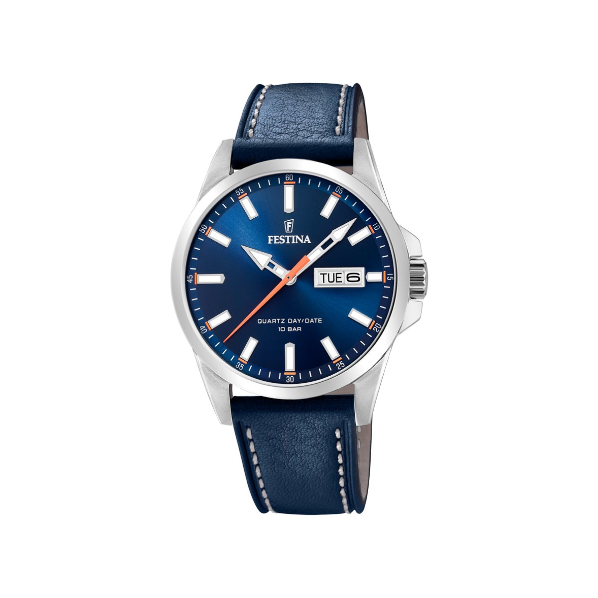 Montre Analogique CLASSICS argenté bleu bleu, FESTINA