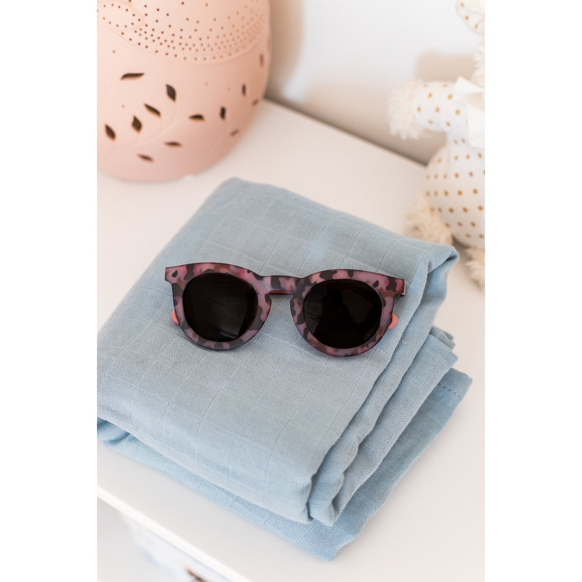 Lunettes de soleil enfant 4-6 ans écaille rose, BEABA