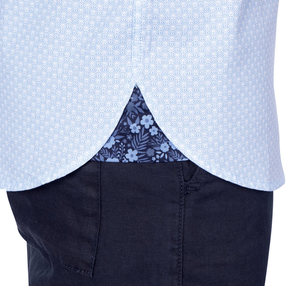 Chemise imprimé CLASS 67 ciel, SHILTON