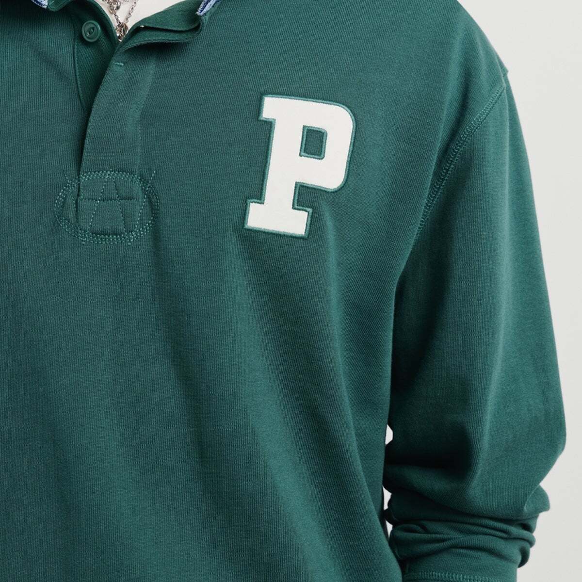 Polo Rugby Manches Longues Coupe Regular richmond green, PEPE JEANS