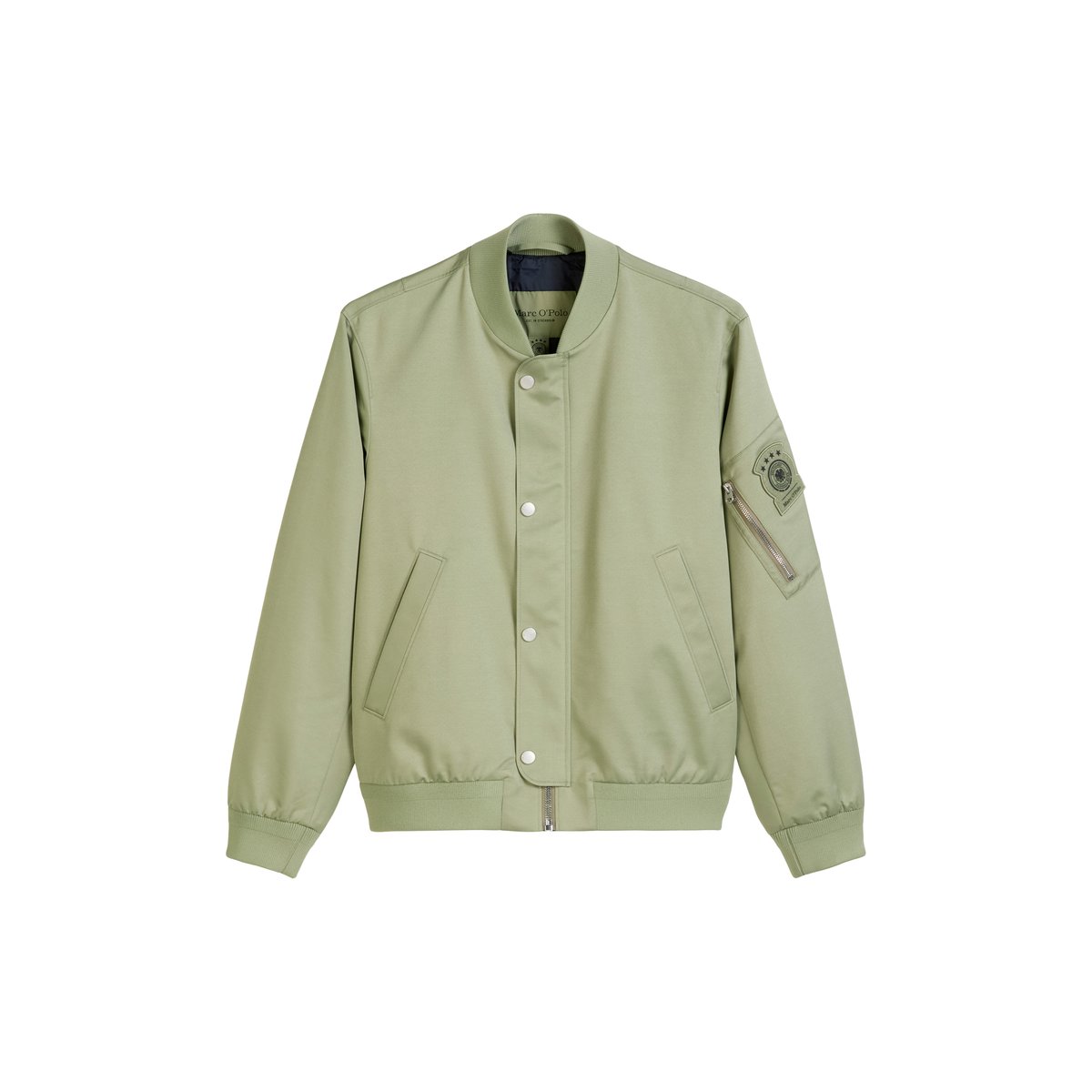Veste d'aviateur DFB Travel Collection en micro-canvas hydrofuge vert clair, MARC O'POLO