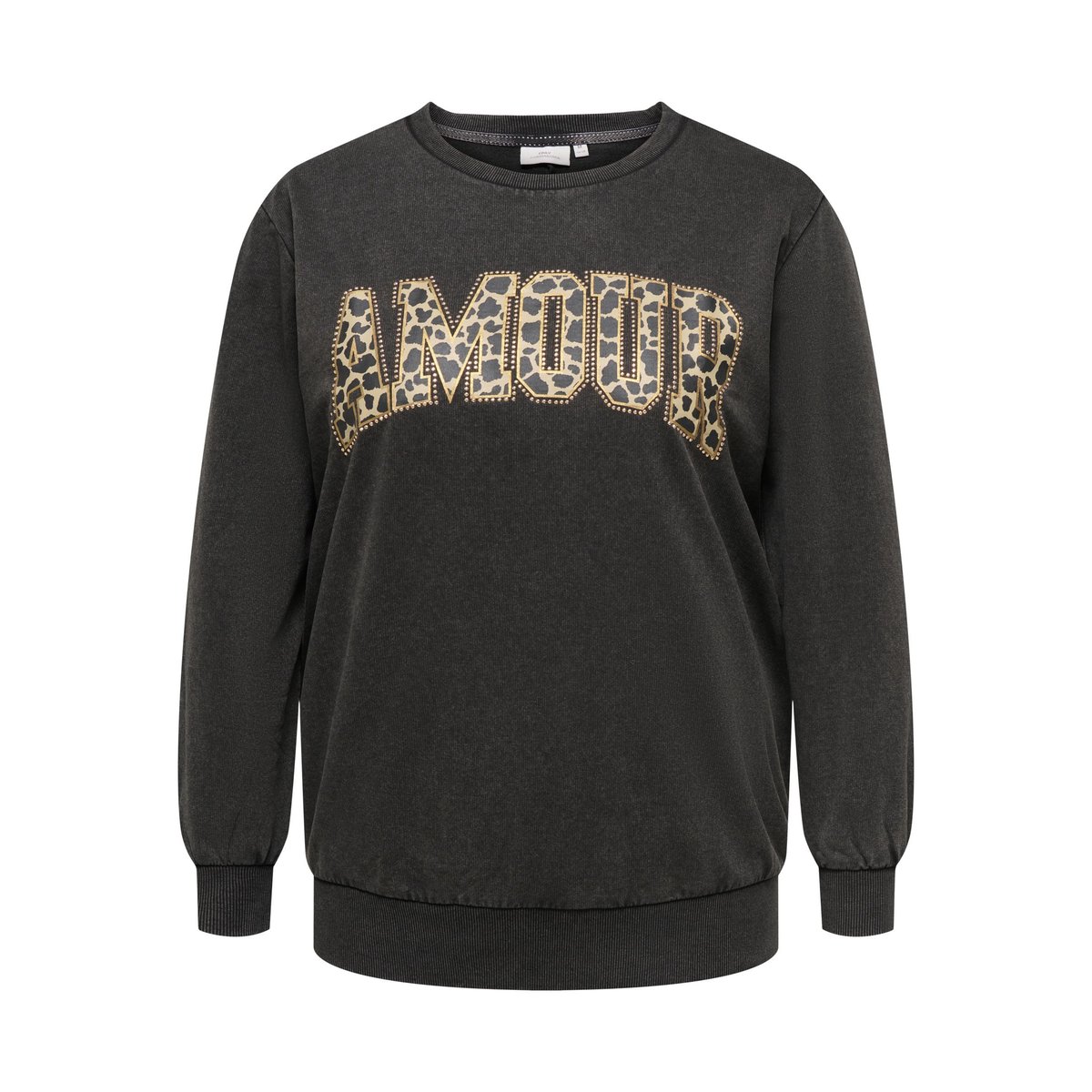 Sweat-Shirt noire - black, ONLY CARMAKOMA