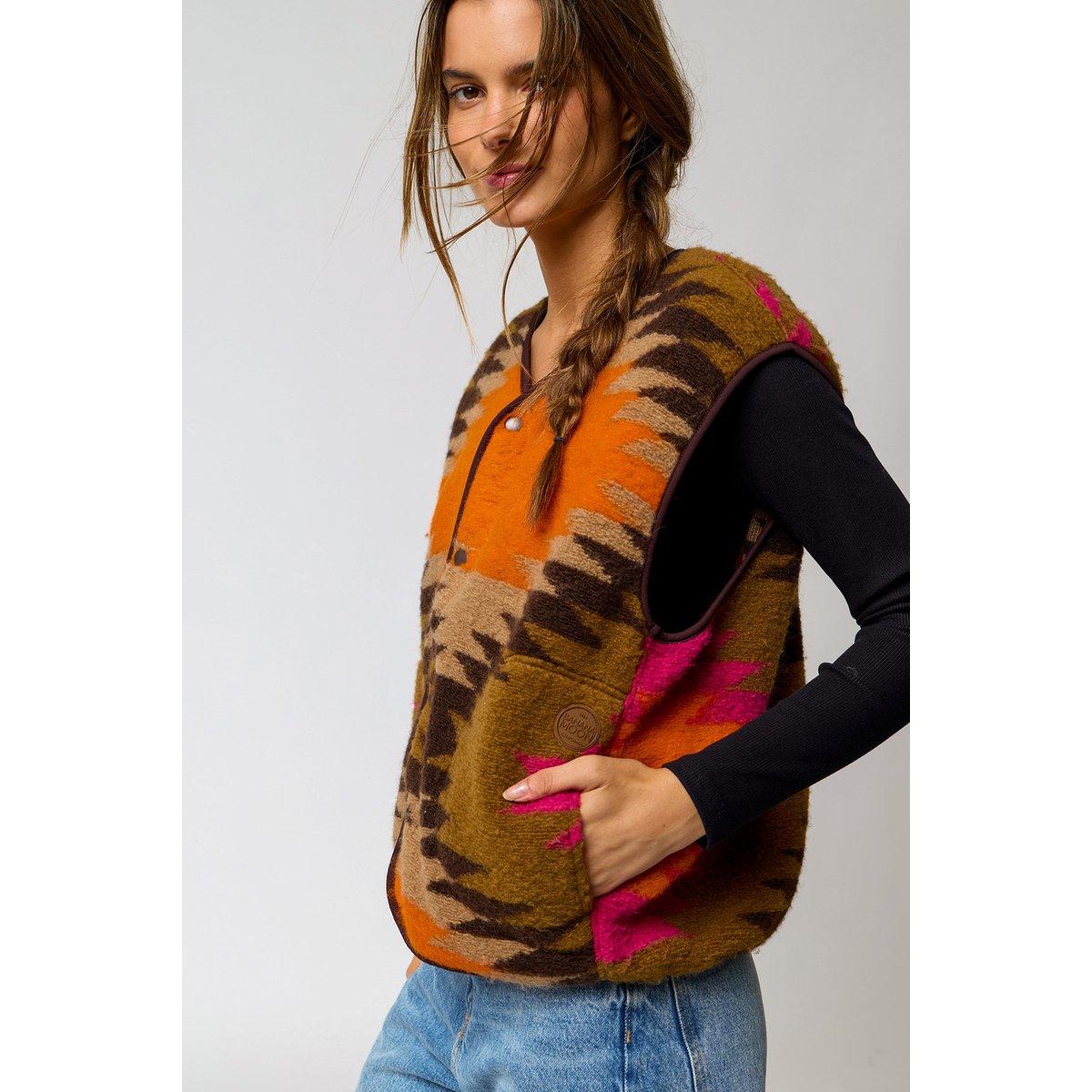 Gilet Yaqui - APPALACHES marron, BANANA MOON