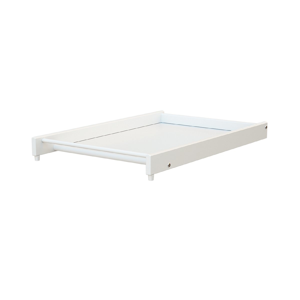 Plan à langer amovible pour lit bébé en bois MONA blanc, AT4