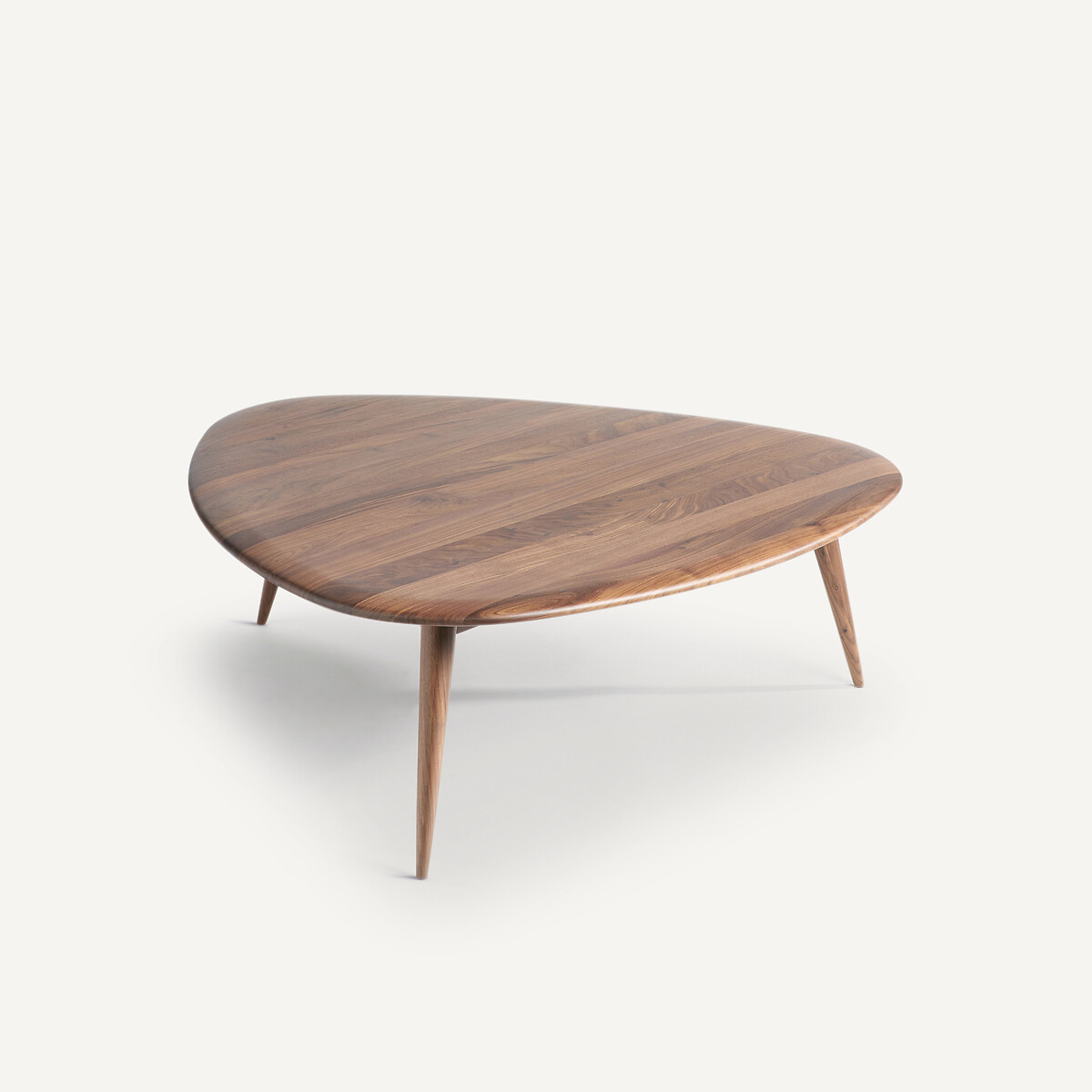 Table basse noyer massif, Théoleine, grand modèle noyer, AM.PM