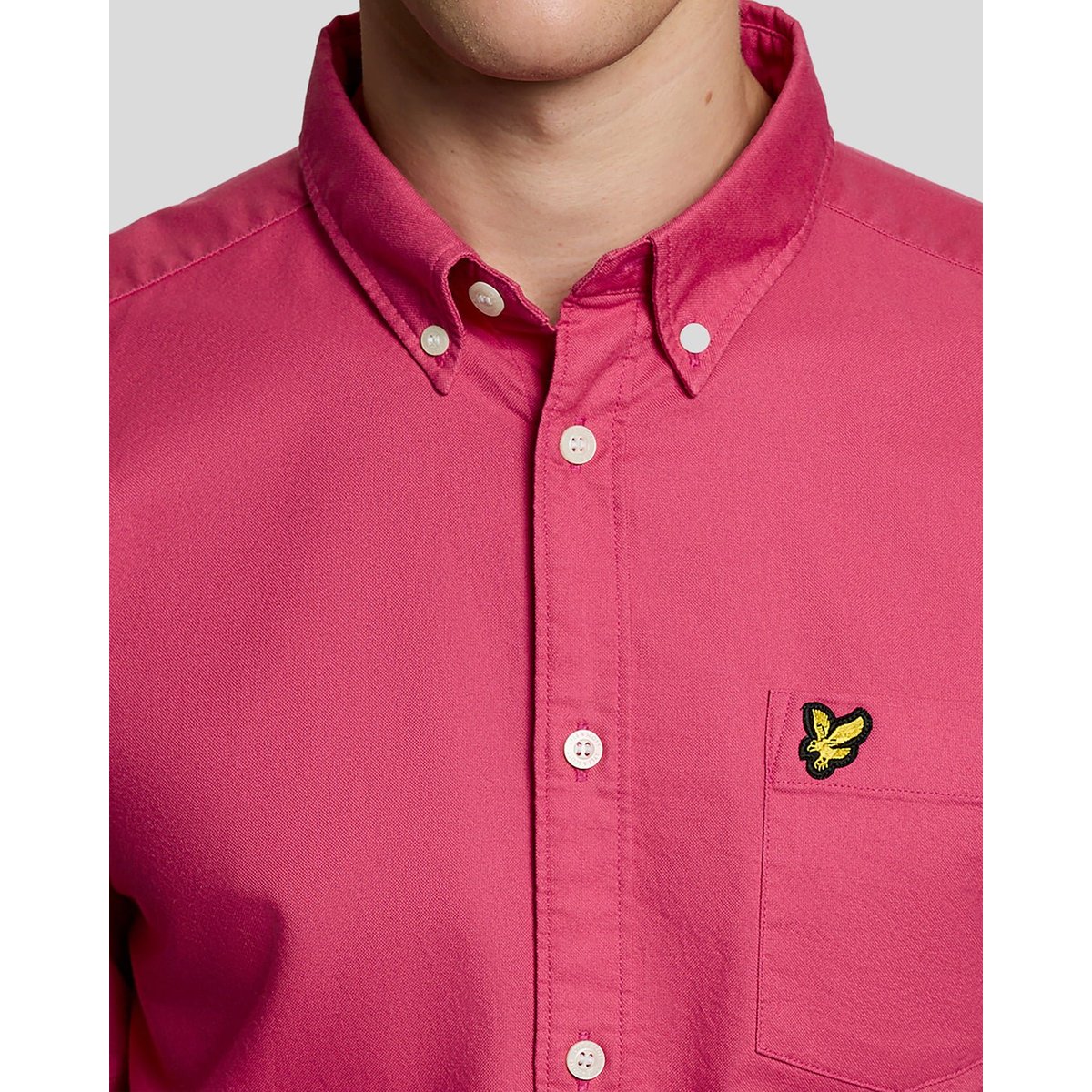 Chemise manches courtes rose dahlia, LYLE & SCOTT