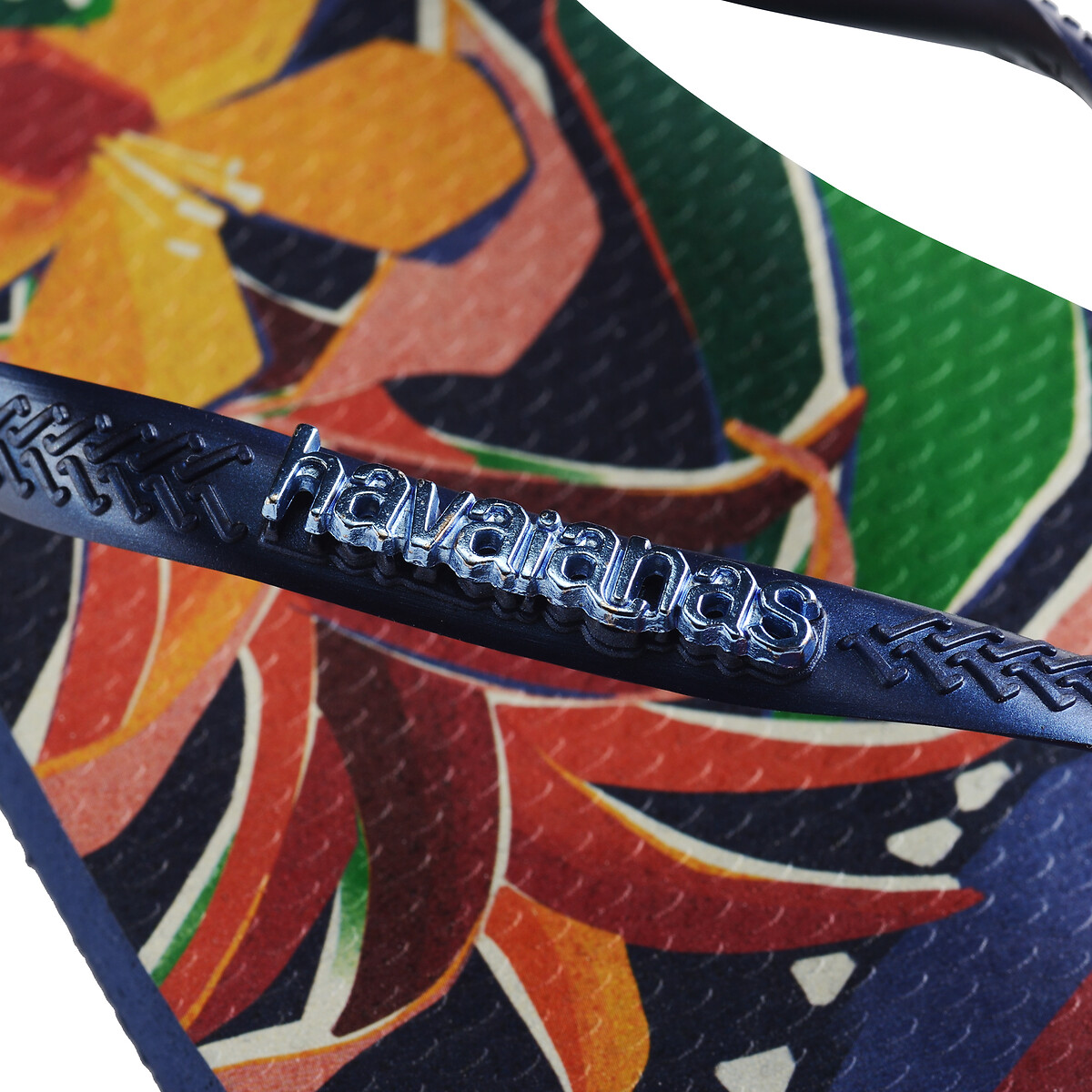 Tongs Slim Tropical bleu multicolore, HAVAIANAS