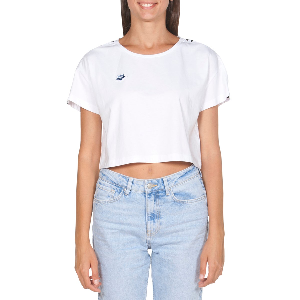 T-shirt Icons Corinne Team blanc - blanc - noir, ARENA