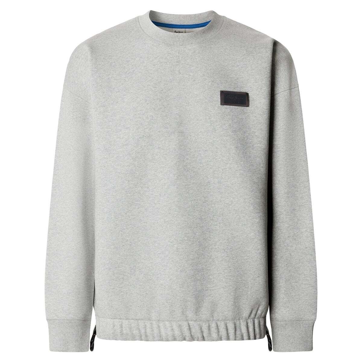 Sweat-Shirt À Col Rond Coupe Casual gris chine, PEPE JEANS