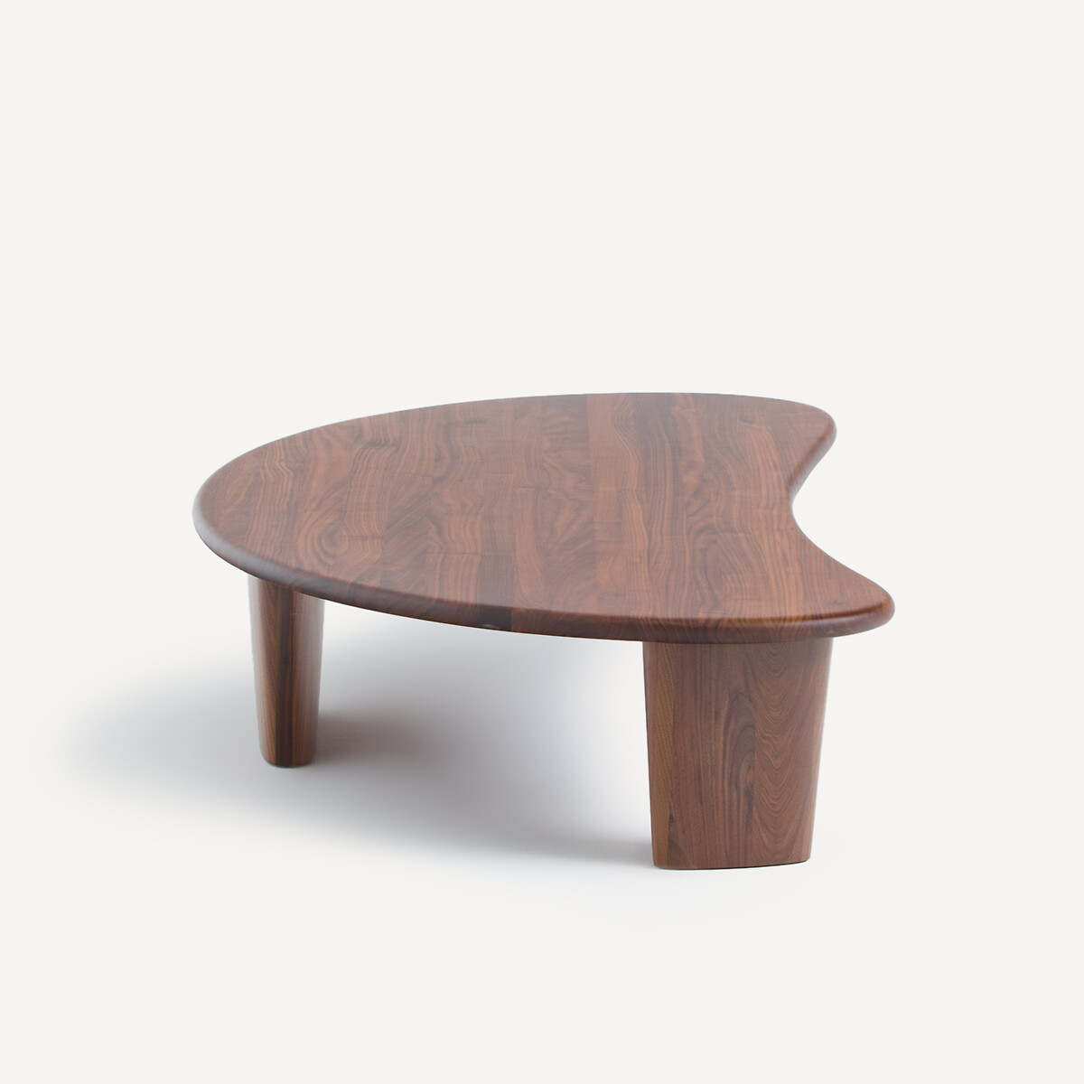 Massieve salontafel in notenhout, Guimel notenhout, AM.PM