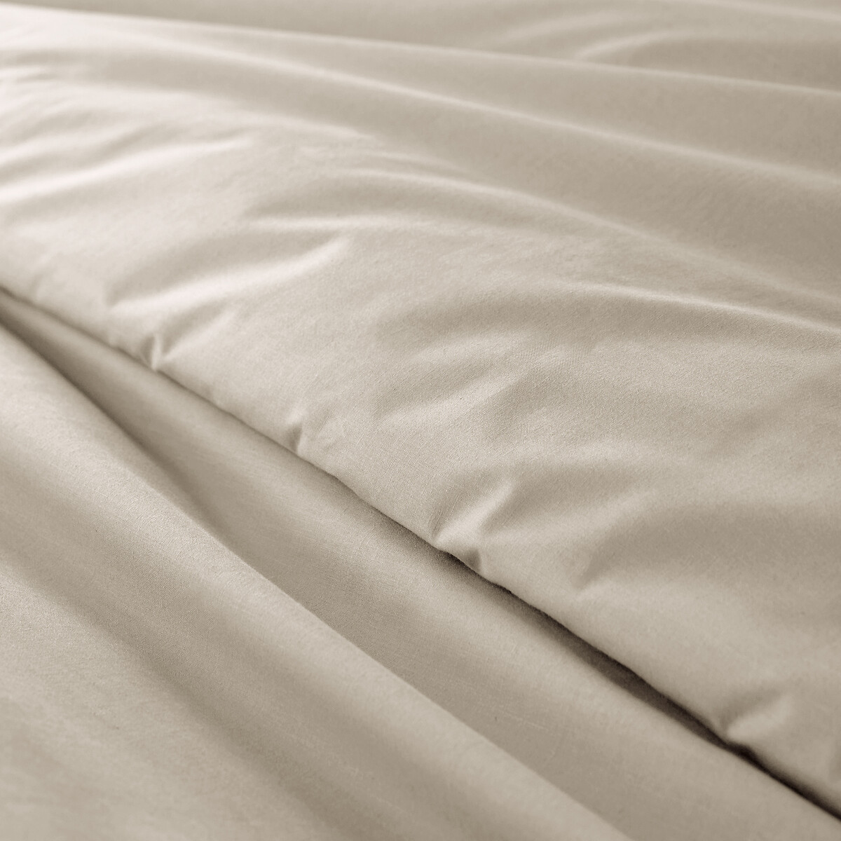 Housse de couette unie percale coton bio Scenario naturel, LA REDOUTE INTERIEURS