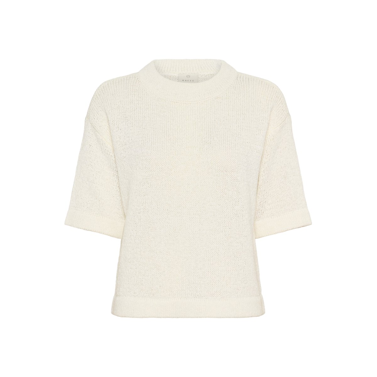 Pullover tricoté blanc, KAFFE