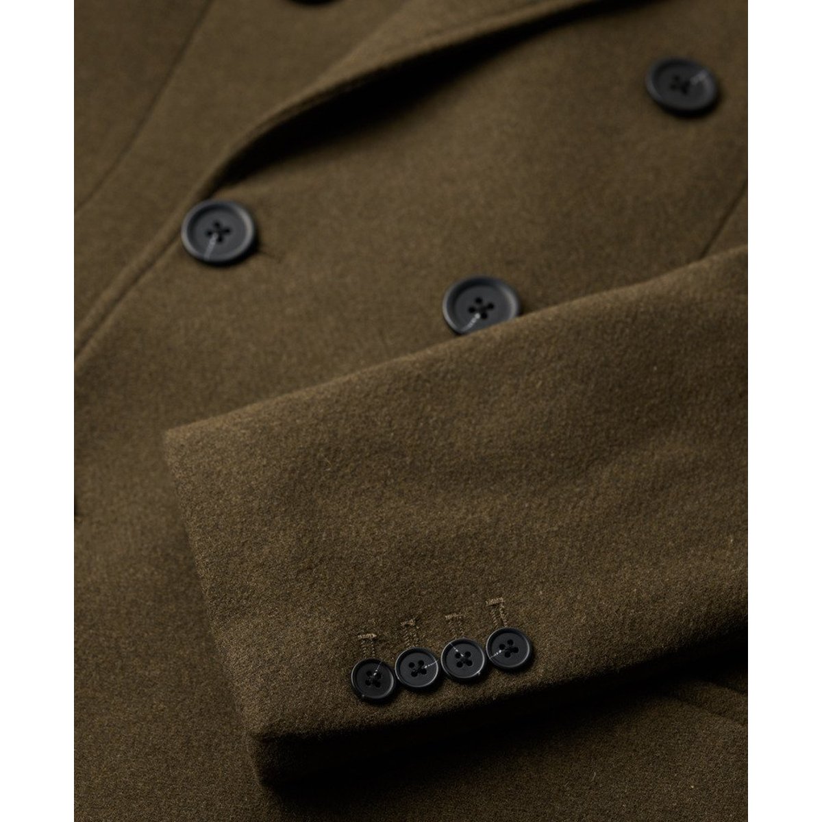 The Merchant Store - Manteau de ville kaki intense, SUPERDRY