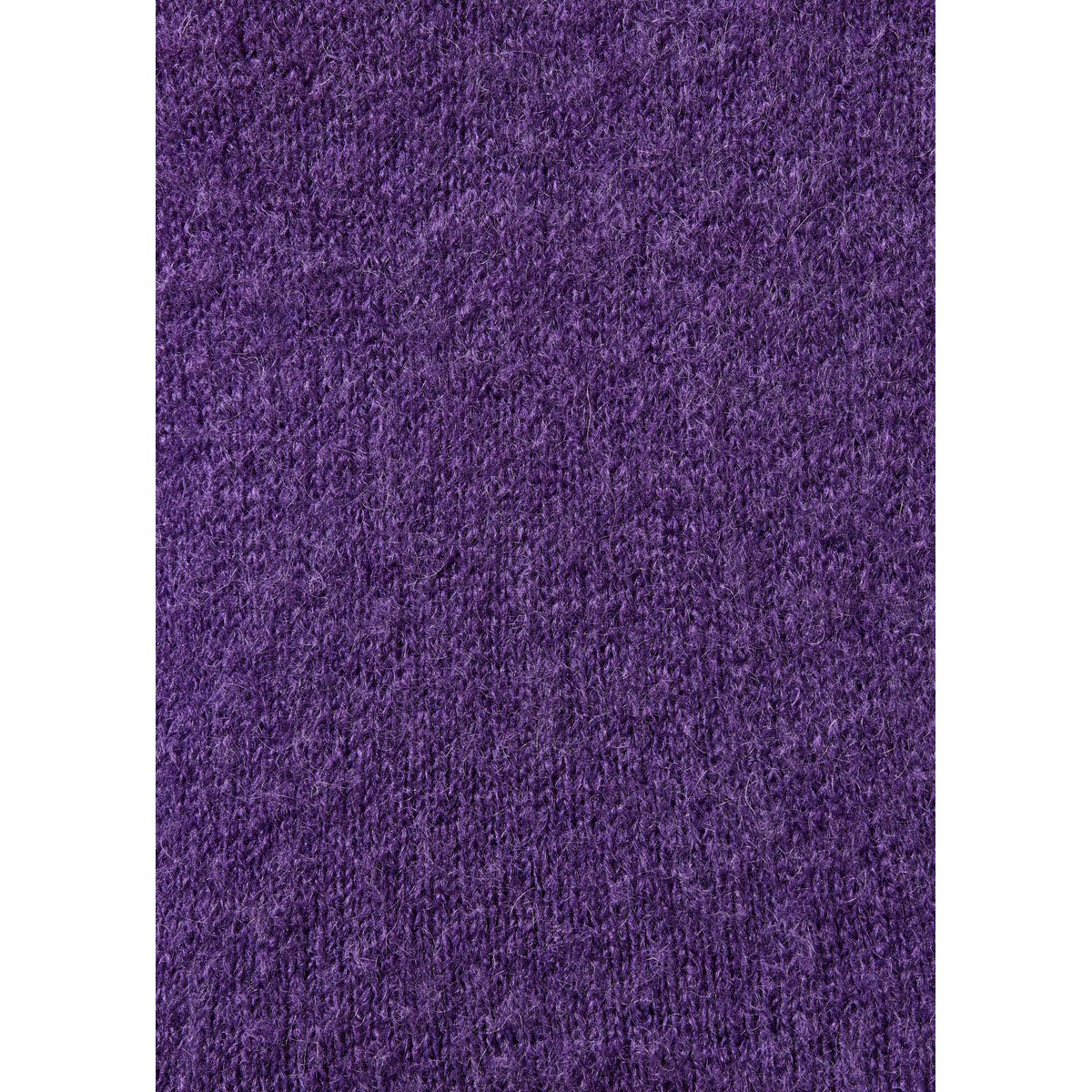 Pull manches longues col polo cassis, LA FEE MARABOUTEE