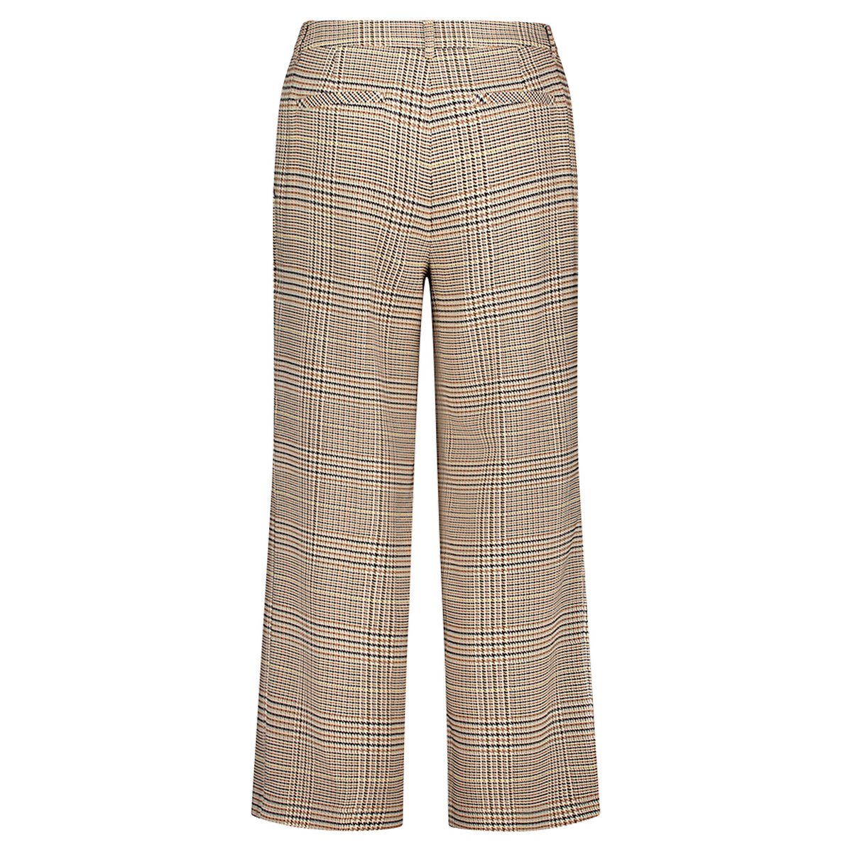 Pantalon à carreaux à pinces brown/rosé, CARTOON