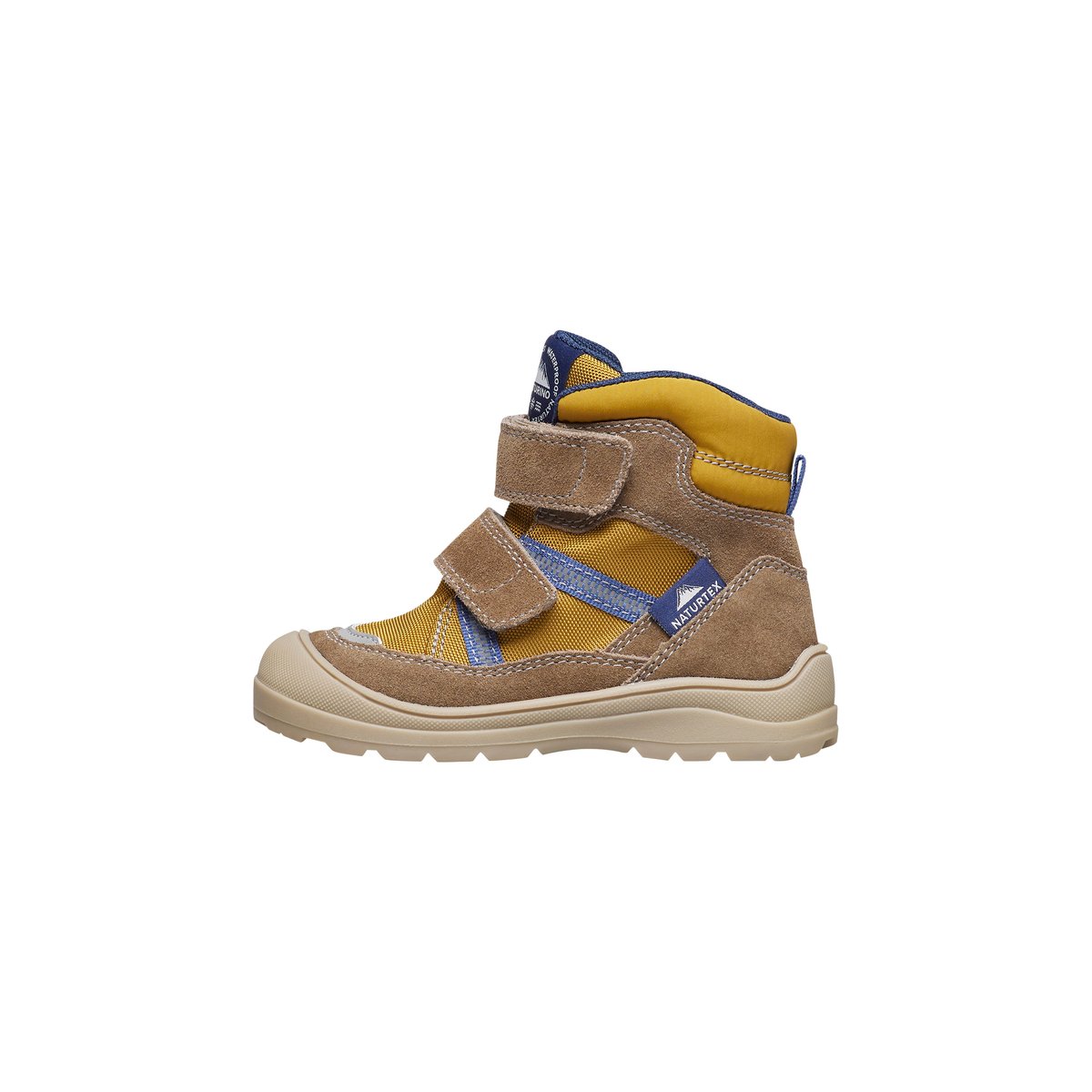 Bottes en suède et en tissu GRAYSY VL WP. citrouille-, NATURINO