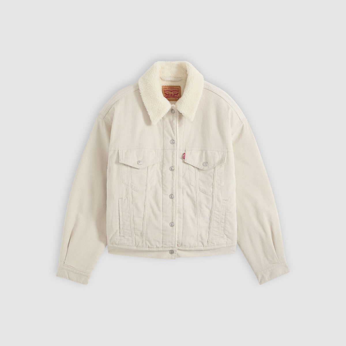 Veste Trucker Sherpa velours 90’s beige - rainy day, LEVI'S