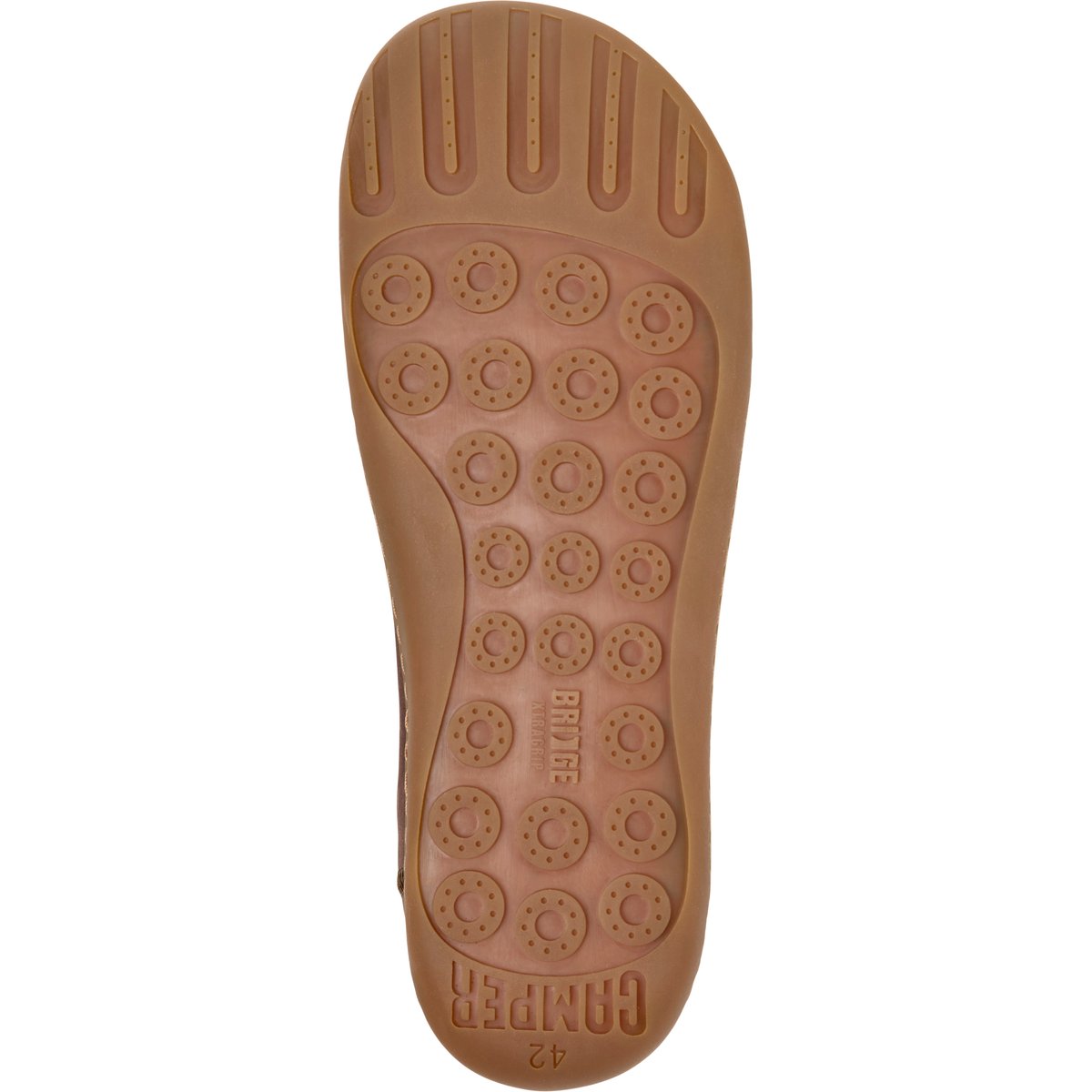 Baskets Peu Cami Nubuck Leather marron foncé 1, CAMPER