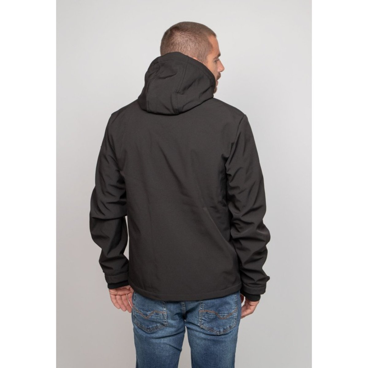 Blouson Capuche Zoshell noir, RITCHIE