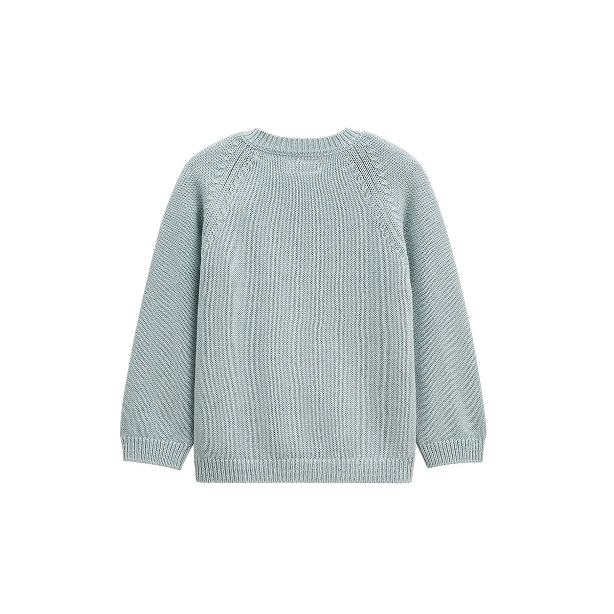 Pull enfant en tricot Oscar ecru, PETIT BEGUIN