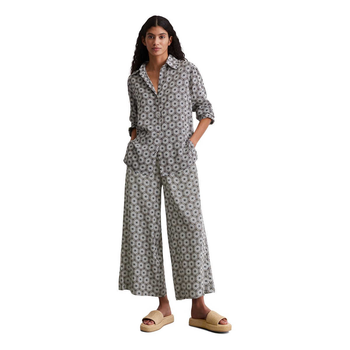 Blouse relaxed en ECOVERO™ de LENZING™ noir, MARC O'POLO