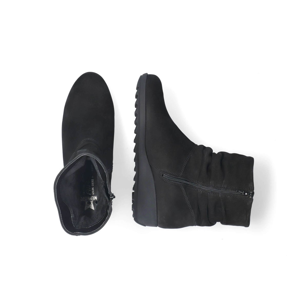 Bottines en cuir AGATHA noir 5131, MEPHISTO